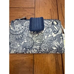 SAKROOTS Olympic Wristlet/Crossbody NAVY SPIRIT DESERT NWT